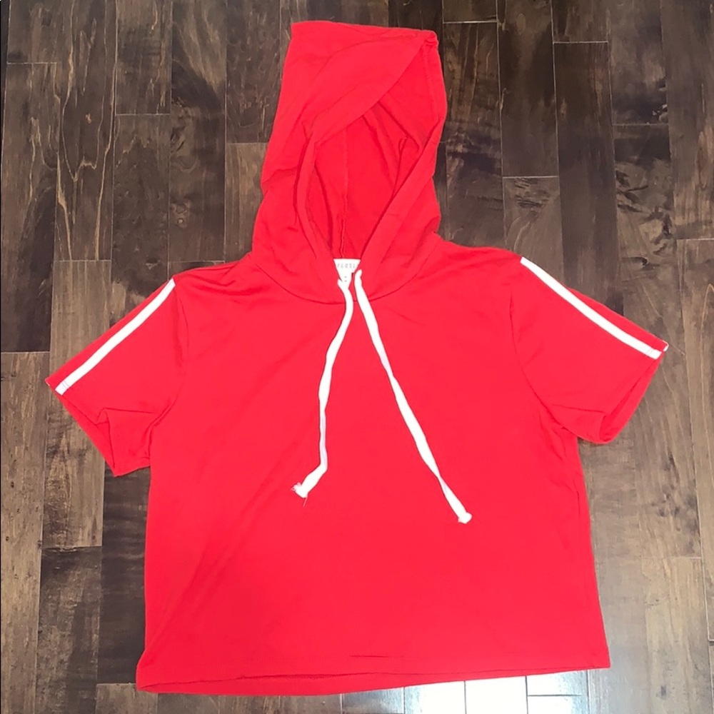 Red Crop Top Sweater